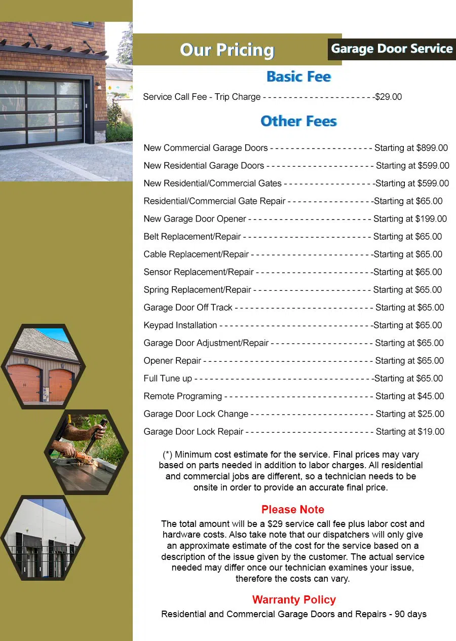 Security Garage Door Repair Service Leesburg, VA 571-382-6861